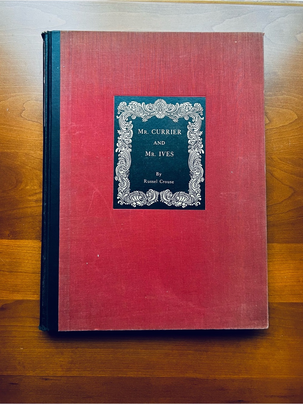 1st ED 1930 HC BOOK “MR. CURRIER AND MR. IVES: A NOTE ON THEIR LIVES AND TIMES”